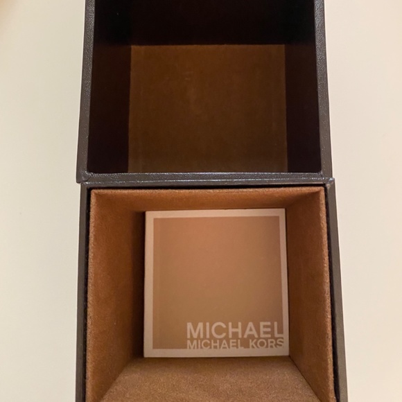 Micheal Kors Gold Watch with Navy Face